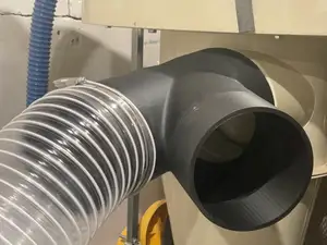 7" dust collector to 6" flexhose