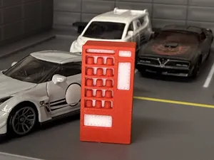Maquina de refrigerante 1/64 para Diorama