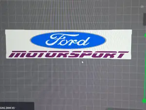Slot car barriers advertising sign