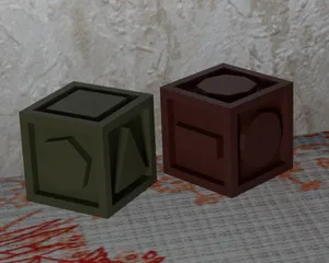 Six Shape Dice Cube for Blind and Visable Disabled People