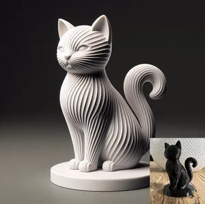 Sitting Cat Sculpture
