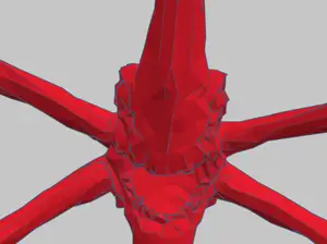 Low poly Reaper leviathan - SUBNAUTICA
