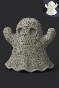 Ghost Dia De Los Muertos