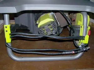 Ryobi RTS12T Power Cord Storage and Crank Handle Improvement