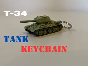 T-34 Tank Keychain