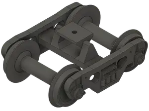 G Scale Bogie Freight 1750 840 - Dragon Railway