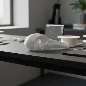 Bird Skull Model for 3D Printing