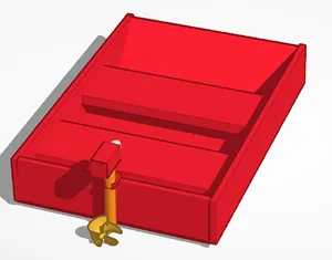 It is a basic model of a john boat with trolling motor