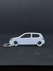 Renault Clio 2 3 door silhouette / keychain