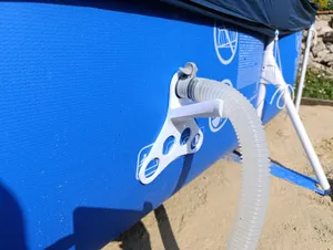 Lightweight Pool Hose Holder for Intex, Marimex & Bestway Pools (Remix)