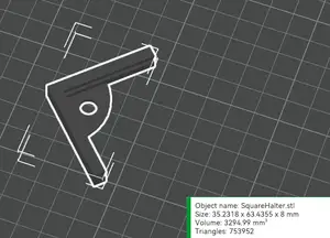 Halters for Square-shape posters