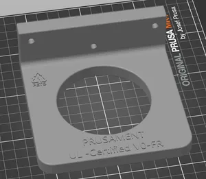 HALO 3 inch LED can light mount - V0FR (Designed for PRUSAMENT V0 Fire Retardant Filament)