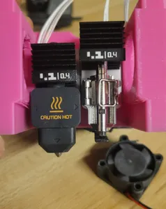 BAMBULAB X2D nozzle switching mechanism mount template Beta, unfinished