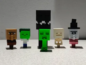 minecraft big head humanoid animals