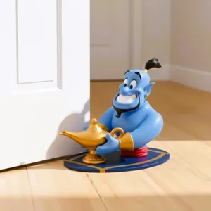 Door Blocker - Aladin Genie Lamp Wish Holder Figure
