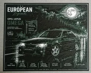 Hueforge Lotus Opel Omega