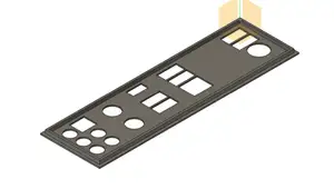 MSI MSI PRO B760-VC WIFI Back plate