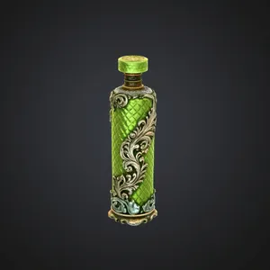 Elaborate ornate bottles and boxes