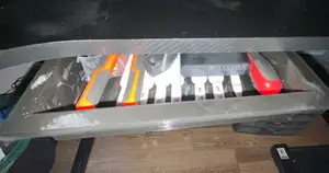 Drawer under the table.