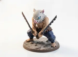 Inosuke Hashibira Dual Swords Pose
