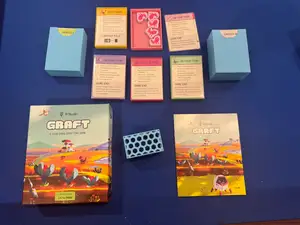 Graft Board Game Insert and Organizer for Sleeved Cards