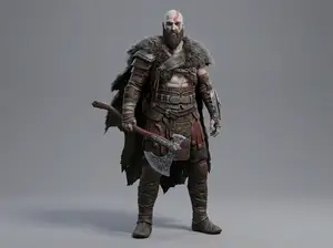 Vintage Video Games - God of War - Kratos - 2005