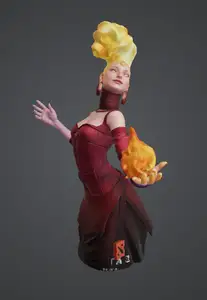 Lina Dota 2 Statue 2