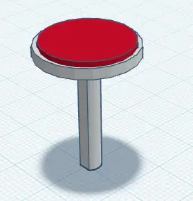 Holdable diner stool for Dummy 13