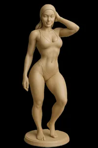 Swimmer Statue