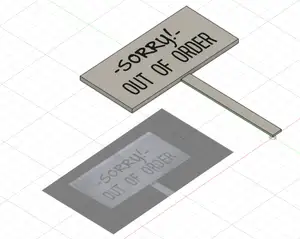FNAF Foxy Sign