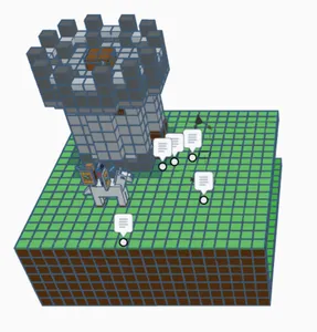 minecraft zamek