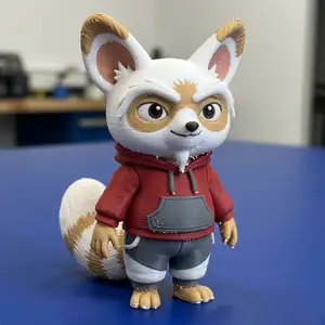 Chibi Kung Fu Master Figurine – 3D Printable Cute Martial Arts Character