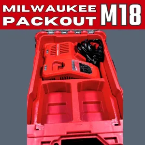 Milwaukee Packout M18 Battery Charger Organizer & Storage