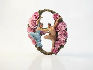 Flower Couple Dancing Figurine Romance 3D Printable
