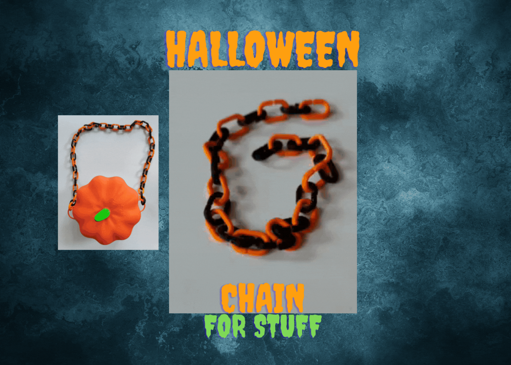 Halloween Chain Links - for hanging or holding stuff