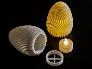 Ostereier für LED-Teelichter Ostern Deko Modern