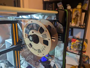 Enclosure Tent Filament Spool Holder Mount (Ender, Sunlu, Creality 8mm fiberglass rods)