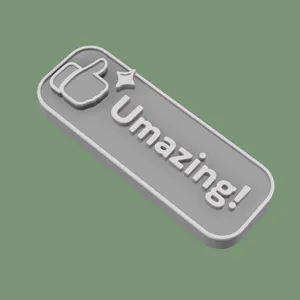 Umazing Keychain (Simple Edition)- Umamusume