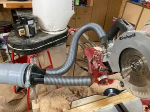 Chop Saw Dual Dust Extraction Adapter