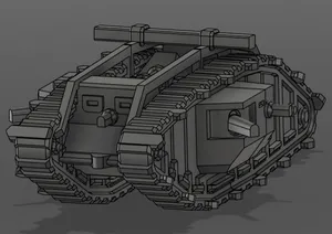Mark IV Landship - 1/60 Scale