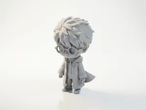Cute Harry Potter Chibi Figurine 3D Printable