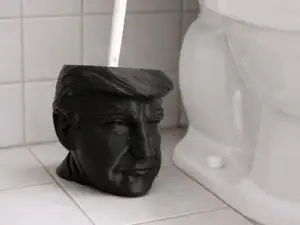 Toilet brush holder Donald Trump "Make Your Toilet Great Again!"