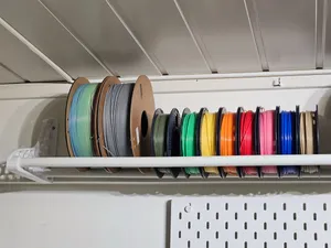 Yet Another Filament Spool Holder - Adjustable IKEA RÄCKA rods