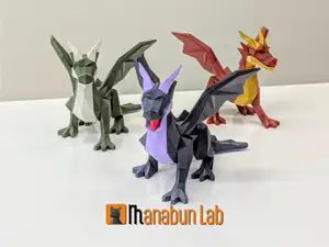 Low Poly Majestic Dragon Puzzle