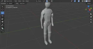 Modular Human Figurine inside a Sprew