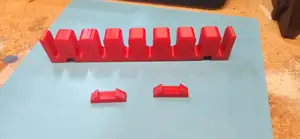 Screwdriver organizer for tool chest drawer