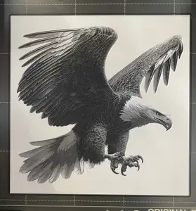 Bald Eagle on the Hunt - Hueforge