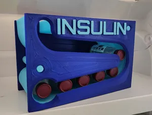 Short Insulin Container - Fits Humalog