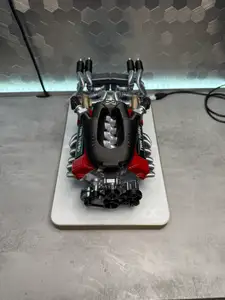 V12 Twin Turbo Engine 1/6 Scale
