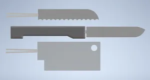 Interchangable Blade Knife Toy for Children's Kitchen